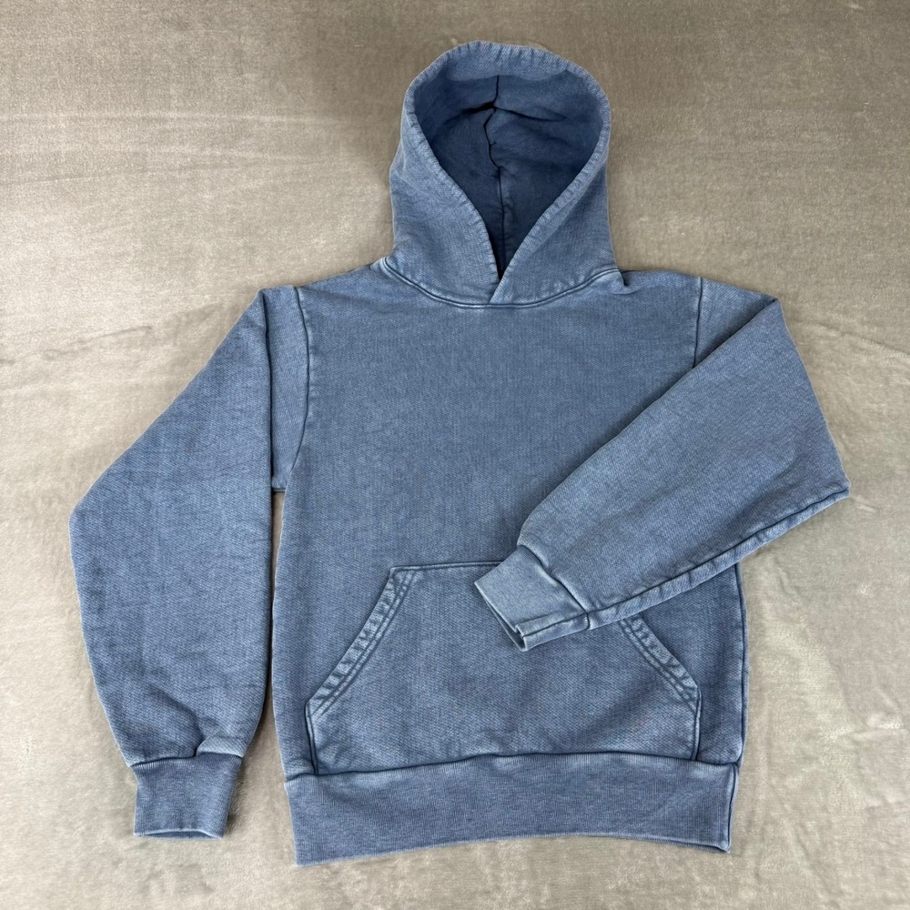 American Giant Vintage Pullover Hoodie Mens XS Blue Unisex $165 USA New NWOT